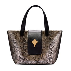 D.D. COBRA DORADO & BLACK CONVERTIBLE BAG JG01