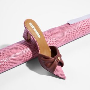 Diamond Drape Chocolate & Croco Strawberry 70MM JG02