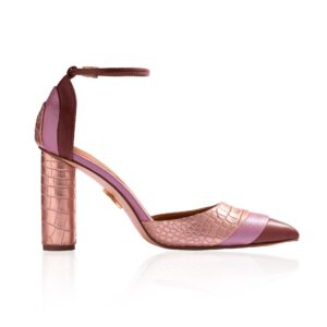 Rubin Chocolate Malva & Croco Oro Rosa 90MM JG01