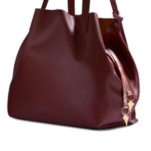 Diamond Shopper Chocolate Malva & Oro Rosa Croco JG03