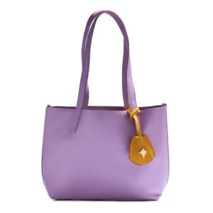 Diamond Shopper Orquídea Croco Metallic Orange & Mostaza JG03